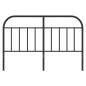 vidaXL Cabecero de metal negro 150 cm vidaXL Cabecero de metal negro 150 cm