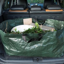 Nature Bolsa de basura para jardín rectangular verde 225 L