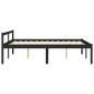 vidaXL Cama para personas mayores madera maciza pino negra 120x190 cm vidaXL Cama para personas mayores madera maciza pino negra 120x190 cm
