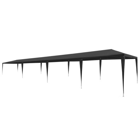 vidaXL Carpa para fiestas PE gris antracita 3x12 m