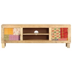 vidaXL Mueble para TV de madera maciza de mango 120x30x40 cm