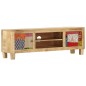 vidaXL Mueble para TV de madera maciza de mango 120x30x40 cm
