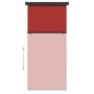 vidaXL Toldo lateral de balcón rojo 122x250 cm vidaXL Toldo lateral de balcón rojo 122x250 cm