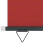 vidaXL Toldo lateral de balcón rojo 122x250 cm vidaXL Toldo lateral de balcón rojo 122x250 cm