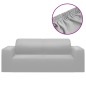 vidaXL Funda elástica para sillón de 2 plazas poliéster jersey gris vidaXL Funda elástica para sillón de 2 plazas poliéster jersey gris