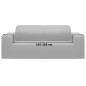 vidaXL Funda elástica para sillón de 2 plazas poliéster jersey gris vidaXL Funda elástica para sillón de 2 plazas poliéster jersey gris