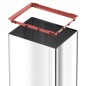 Hailo Cubo de basura Big-Box Swing L 35 L acero inoxidable 0840-111 Hailo Cubo de basura Big-Box Swing L 35 L acero inoxidable 0840-111