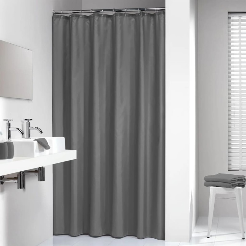 Sealskin Cortina de ducha Madeira gris 240x200 cm Sealskin Cortina de ducha Madeira gris 240x200 cm