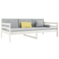 vidaXL Sofá cama madera maciza de pino blanco 90x190 cm vidaXL Sofá cama madera maciza de pino blanco 90x190 cm