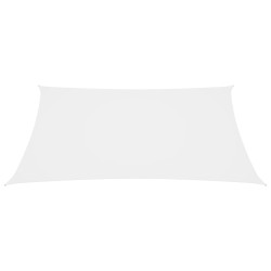 vidaXL Toldo de vela cuadrado tela Oxford blanco 2,5x2,5 m
