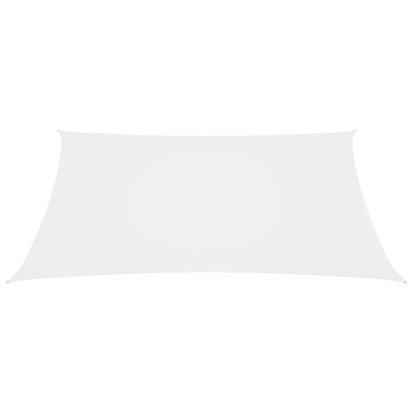 vidaXL Toldo de vela cuadrado tela Oxford blanco 2,5x2,5 m