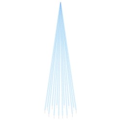 vidaXL Árbol de Navidad en asta de bandera 1134 LED azul 800 cm