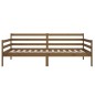 vidaXL Sofá cama de madera maciza de pino marrón miel 90x190 cm vidaXL Sofá cama de madera maciza de pino marrón miel 90x190 cm