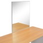 vidaXL Tocador con espejo y taburete gris 104x45x131 cm vidaXL Tocador con espejo y taburete gris 104x45x131 cm
