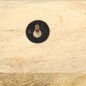 vidaXL Perchero de pared madera maciza de mango sin tratar 60x15x20 cm vidaXL Perchero de pared madera maciza de mango sin tratar 60x15x20 cm