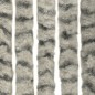 vidaXL Cortina mosquitera de chenilla gris claro y oscuro 56x185 cm vidaXL Cortina mosquitera de chenilla gris claro y oscuro 56x185 cm