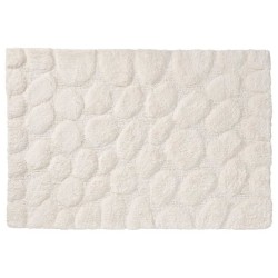 Sealskin Alfombra de baño Pebbles algodón marfil 60x90 cm