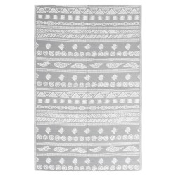 vidaXL Alfombra de exterior PP gris 190x290 cm