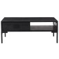 vidaXL Mesa de centro madera maciza de pino negro 90x50x35 cm vidaXL Mesa de centro madera maciza de pino negro 90x50x35 cm