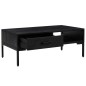vidaXL Mesa de centro madera maciza de pino negro 90x50x35 cm vidaXL Mesa de centro madera maciza de pino negro 90x50x35 cm