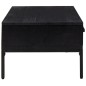vidaXL Mesa de centro madera maciza de pino negro 90x50x35 cm vidaXL Mesa de centro madera maciza de pino negro 90x50x35 cm