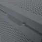 vidaXL Caja de almacenaje para jardín PP aspecto de ratán gris 90 L vidaXL Caja de almacenaje para jardín PP aspecto de ratán gris 90 L
