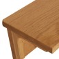vidaXL Perchero de madera maciza de roble 60x16x16 cm vidaXL Perchero de madera maciza de roble 60x16x16 cm