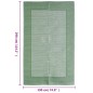 vidaXL Alfombra de exterior PP verde 190x290 cm vidaXL Alfombra de exterior PP verde 190x290 cm
