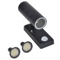 Aplique de pared con sensor y LED, acero inoxidable, negro Aplique de pared con sensor y LED, acero inoxidable, negro