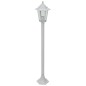vidaXL Farolas de jardín aluminio blancas E27 110 cm 6 unidades vidaXL Farolas de jardín aluminio blancas E27 110 cm 6 unidades