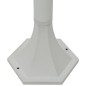 vidaXL Farolas de jardín aluminio blancas E27 110 cm 6 unidades vidaXL Farolas de jardín aluminio blancas E27 110 cm 6 unidades