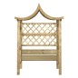 vidaXL Pérgola de jardín con tejadillo y banco de madera de pino vidaXL Pérgola de jardín con tejadillo y banco de madera de pino