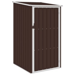 vidaXL Cobertizo de jardín verde acero galvanizado 87x98x159 cm 