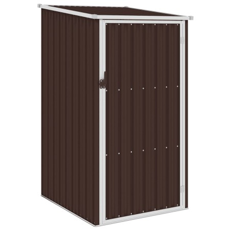 vidaXL Cobertizo de jardín verde acero galvanizado 87x98x159 cm 