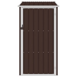 vidaXL Cobertizo de jardín verde acero galvanizado 87x98x159 cm 