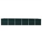 vidaXL Arriate de jardín de acero galvanizado verde 480x80x77 cm vidaXL Arriate de jardín de acero galvanizado verde 480x80x77 cm