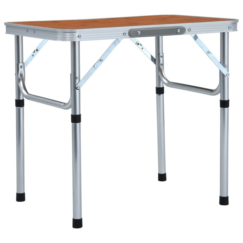 vidaXL Mesa de camping plegable aluminio 60x45 cm vidaXL Mesa de camping plegable aluminio 60x45 cm