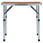 vidaXL Mesa de camping plegable aluminio 60x45 cm vidaXL Mesa de camping plegable aluminio 60x45 cm