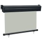 vidaXL Toldo lateral de balcón gris 105x250 cm