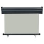 vidaXL Toldo lateral de balcón gris 105x250 cm
