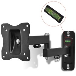 vidaXL Soporte de pared para TV con inclinación y giro 10"-23"