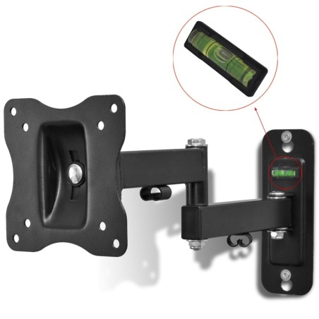 vidaXL Soporte de pared para TV con inclinación y giro 10"-23"
