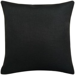 vidaXL Fundas de cojín 4 unidades apariencia de lino 40x40 cm negro