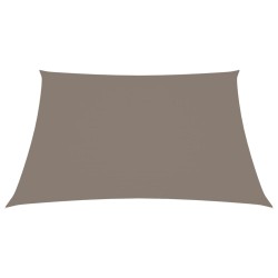 vidaXL Toldo de vela cuadrado tela Oxford gris taupe 2,5x2,5 m