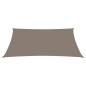 vidaXL Toldo de vela rectangular tela Oxford gris taupe 3x5 m vidaXL Toldo de vela rectangular tela Oxford gris taupe 3x5 m