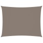 vidaXL Toldo de vela rectangular tela Oxford gris taupe 5x6 m vidaXL Toldo de vela rectangular tela Oxford gris taupe 5x6 m