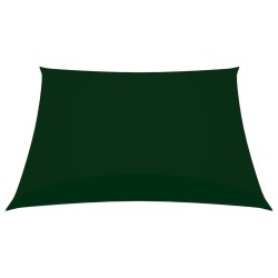 vidaXL Toldo de vela cuadrado tela Oxford verde oscuro 4,5x4,5 m