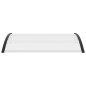 vidaXL Marquesina para puerta PC 150x100 cm