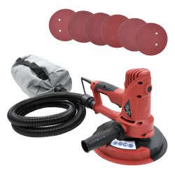 vidaXL Lijadora de yeso con función de aspirador 710 W