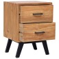 vidaXL Mesita de noche madera de teca maciza 40x35x55 cm vidaXL Mesita de noche madera de teca maciza 40x35x55 cm